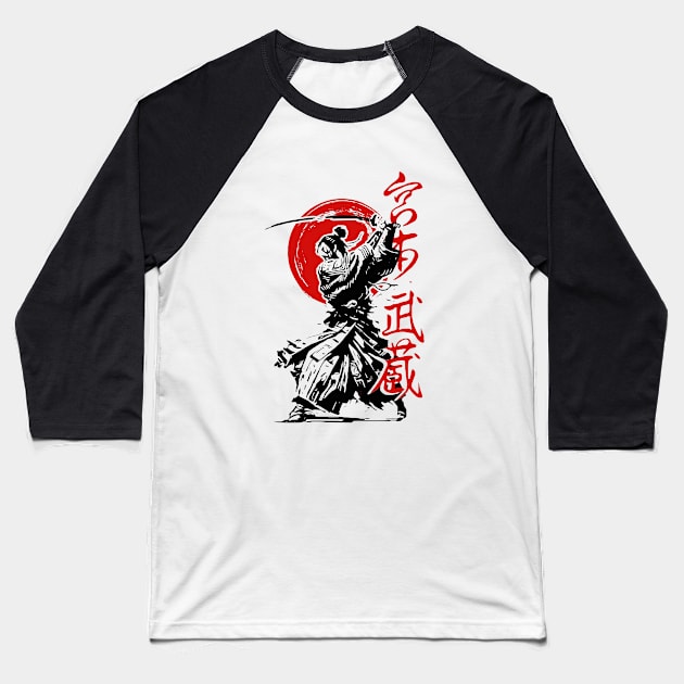 Musashi Mastery Baseball T-Shirt by Rules of the mind